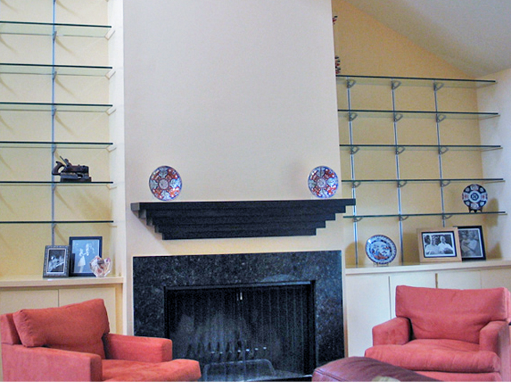 Rakks Wall Shelving in Private Residence, Prospect, KY