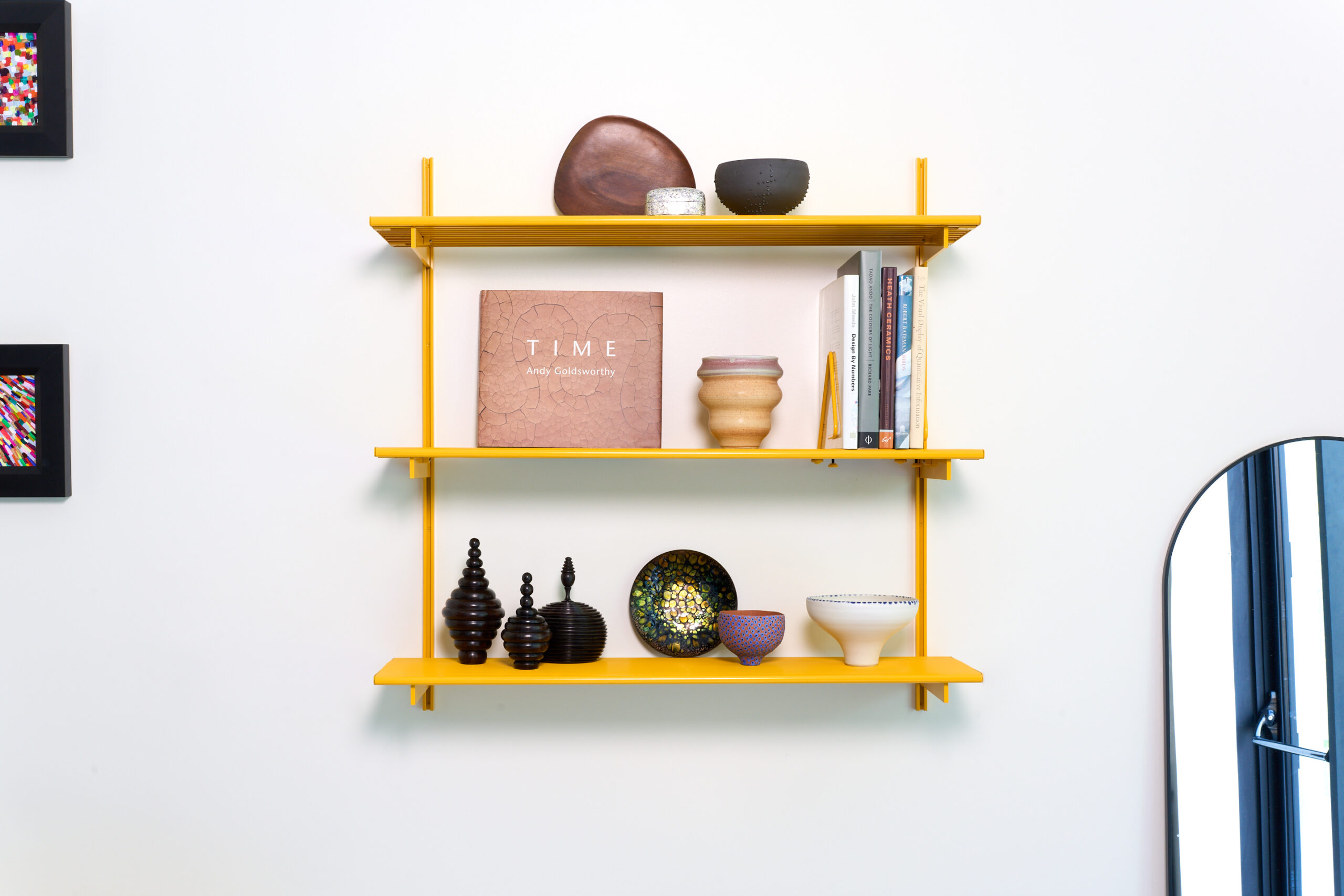 Brass Etagere (that's fancy talk for SHELF) by Design Institute of